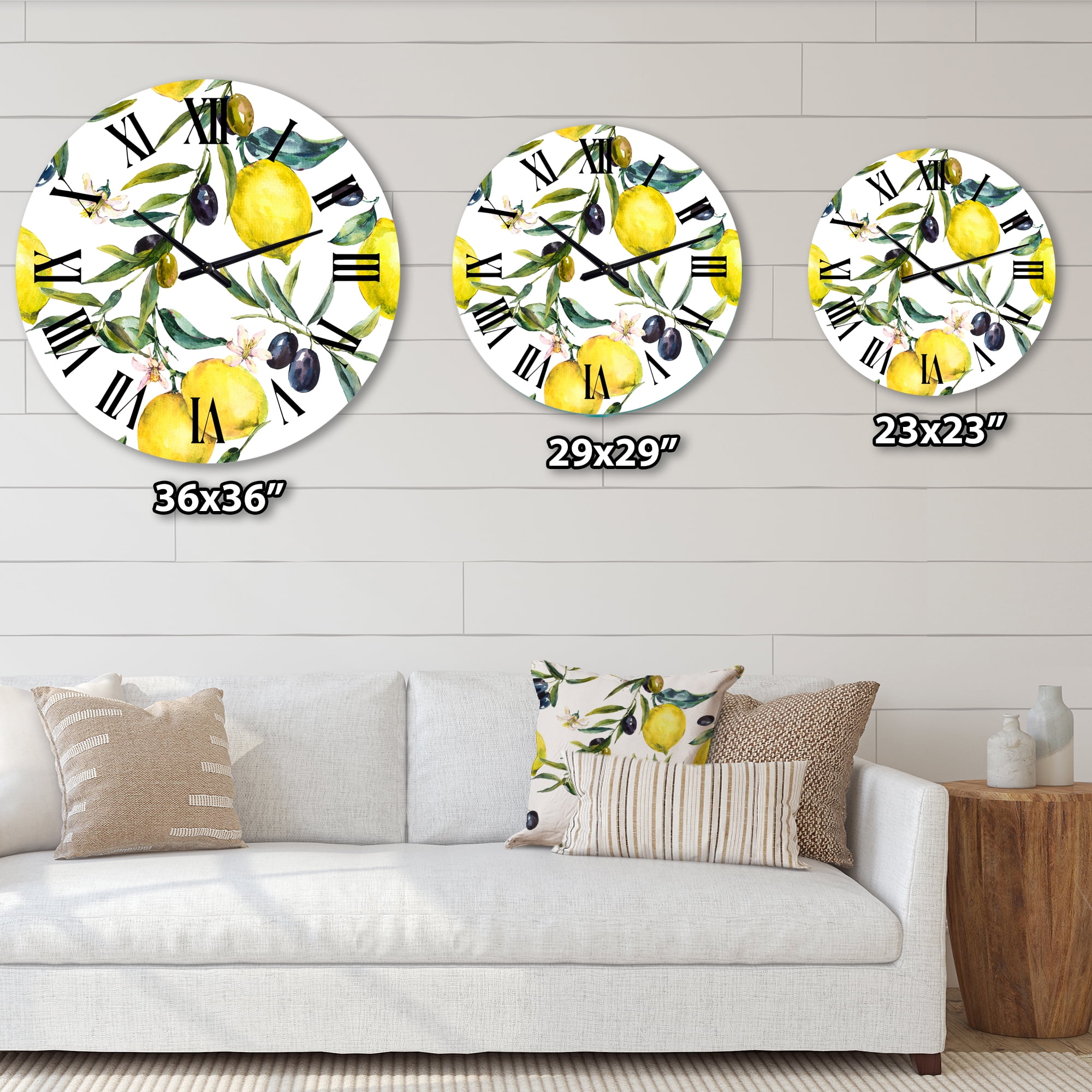 Designart 1 in Tropical Wall Clock
