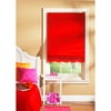 Shades My Way Fabric Window Roman Shade, Red