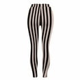 thumbnail image 6 of Guluxicc Halloween Leggings for Women Stretch Tummy Control High Rise Yoga Pants Striped Leggings, 6 of 7