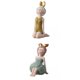 thumbnail image 1 of 2x Nordic Girl Figurine Statue Resin Art Sculpture Home Decor Zulema none, 1 of 8