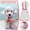 Pink, variant on kladzum Dog Coats and Raincoats Transparent Raincoat White Dog Raincoat Spring and Summer Teddy Small Dog Dog Raincoat Dogs Costume Jacket
