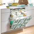 thumbnail image 2 of Yayeee Magnetic Dishwasher Cover for The Front Decoration Home Kitchen Machine Sticker Protector, Blue Blossom, 2 of 6