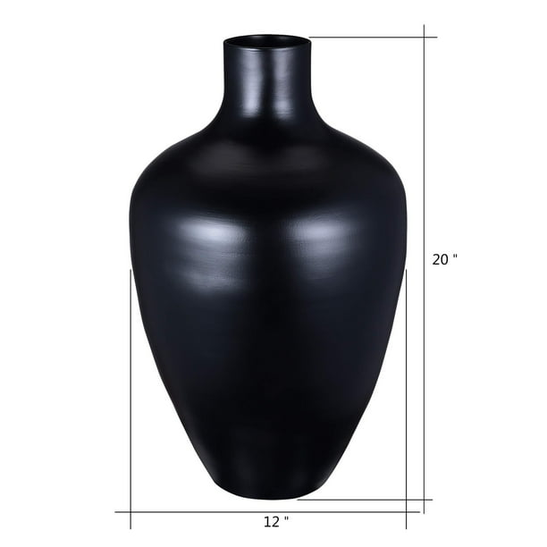 Villacera Handcrafted 20? Tall Black Bamboo Vase