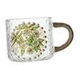 thumbnail image 1 of Vaso de vidrio para helado, decoración con diseño floral, novedoso hervidor portátil para Taza de agua, 1 of 9
