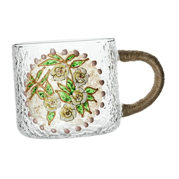 Vaso de cristal, vaso para helado creativo, tetera decorativa, vaso para bebidas Taza de agua