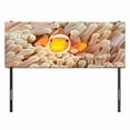 thumbnail image 3 of Ocean Headboard, Clown Fish Swimming in Tentacles in Pacific Ocean Bali Indonesia Marine Wildlife, Upholstered Decorative Metal Bed Headboard with Memory Foam, Full Size, Beige Orange, by Ambesonne, 3 of 4