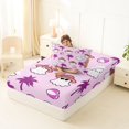 thumbnail image 4 of Manfei Cartoon Ghost Twin Fitted Sheet,Pumpkin Lantern Halloween Themed Bedding,2pcs,1 Fitted Sheet and 1 Pillowcase, 4 of 6