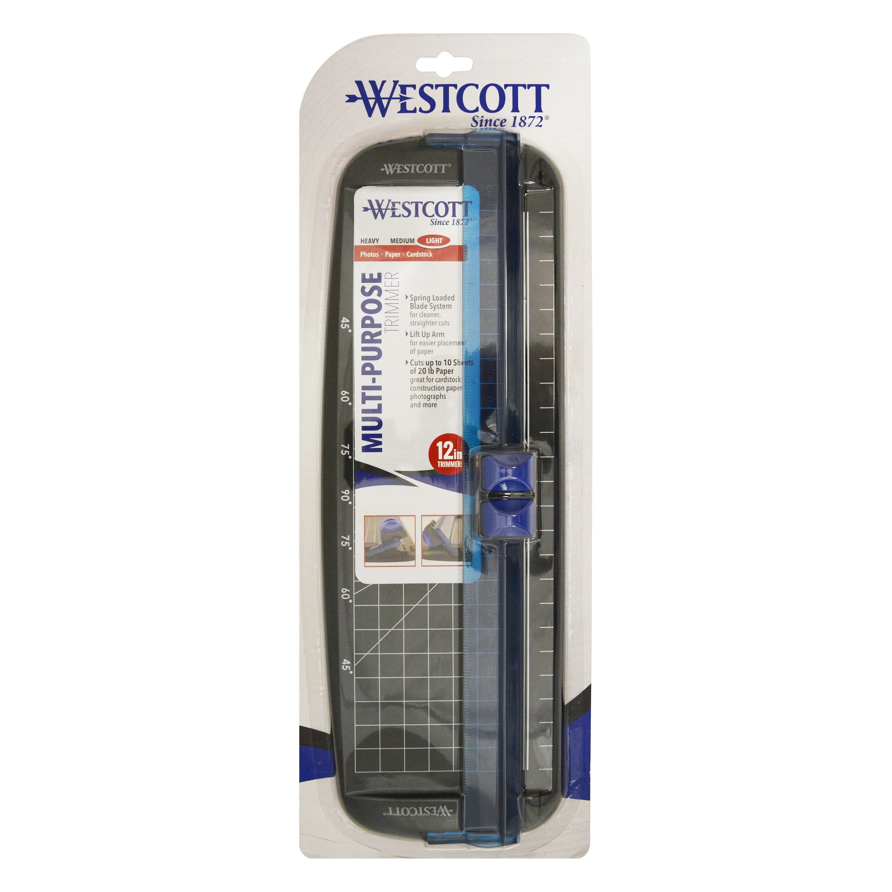 Westcott 15804 Multi-Purpose Personal Paper Trimmer, 12 in