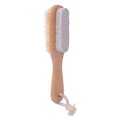 thumbnail image 1 of Dual Side Pumice Stone Artificial Bristle Multi-use Exfoliating Scrub Massage Brush, 1 of 2