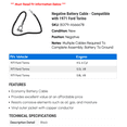 thumbnail image 2 of Negative Battery Cable - Compatible with 1971 Ford Torino, 2 of 2