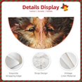 thumbnail image 4 of Daiia Floral Fox Drawing Merry Christmas Tree Skirt , Xmas Large Lace-up Tree Skirt, Santa Snowflakes Rustic Home Decorations New Year Party Farmhouse Decor-30", 4 of 7
