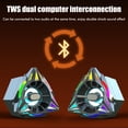 thumbnail image 3 of Altavoces De Computadora Mini Altavoz Portátil Rgb Subwoofer Bluetooth Con Barra De Luz Streamer Altavoz Inalámbrico Bluetooth Guardurnaity EL016985-01, 3 of 5