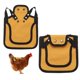 thumbnail image 1 of Uxcell 2-Pack Silla de Pollo para Gallinas, Protector de Espalda de Lona de 9.8 Pulgadas con Correa Ajustable para Gallinas [Amarillo], 1 of 7