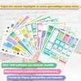 thumbnail image 2 of Bullet Journal Stickers, 24 Sheets/1400+ Planner Sticker Set, Scrapbook Stickers Bullet Journal for Diary, Calendar, Organizer - Bullet Journal Accessories, 2 of 7