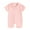 Pink, variant on Bagilaanoe Newborn Baby Girls Boys One-pieces Pajamas Short Sleeve Jumpsuit Sleepwear 3M 6M 12M 18M 24M Infant Romper Casual Clothing