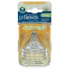 Dr. Brown's 2-Pack Natural Flow Y-Cut Wide-Neck Nipple