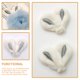 thumbnail image 2 of 30 piezas de tela Bunny Ears Hechor Materiales Materiales Central de cabello Accesorios de orejas de conejo, 2 of 6