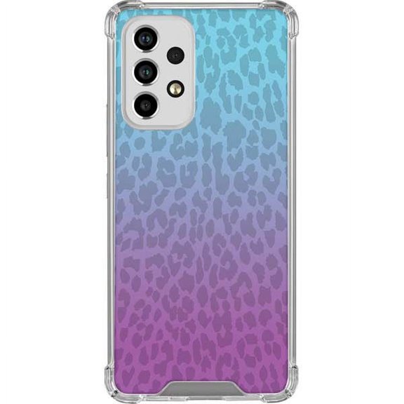 Skinit Animal Prints Cheetah Print Purple and Blue Galaxy A33 5G Clear Case