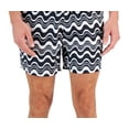 thumbnail image 3 of INC International Concepts Men's Wave Print Swim Shorts Black Size XX-Large, 3 of 3