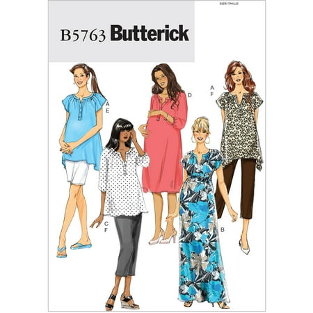Misses/Womens Maternity Top, Dress, Belt, Shorts and Pants-B5 (8-1