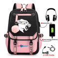 thumbnail image 1 of Lightning Cat Backpack, Student Schoolbag, Backpack Travel Bag, USB Computer Bag siniker, 1 of 2