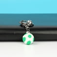 thumbnail image 4 of Classic Mini Bright Color Ball Pendant - Anti-lost Metal Football Key Chain - Car Pendant Gift, 4 of 8