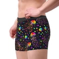 thumbnail image 2 of Balery Rainbow Jellyfishes Calzoncillos bóxer para hombre, ropa interior de algodón suave y transpirable con cinturilla de nailon-XX-Large, 2 of 5