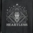 thumbnail image 3 of Disney Villains - Maleficent Heartless - Women's Lightweight French Terry Long Sleeve Shirt, 3 of 5