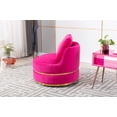 thumbnail image 3 of CAROCC Modern Akili Swivel Accent Chair Barrel Chair for Hotel Living Room Modern Leisure Chair, 3 of 8