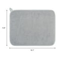 thumbnail image 6 of Dish Drying Mat, Absorbent Microfiber Stone Drying Mat for Kitchen Counter, Sink Mat for Dishes, Utensils, Pots Gray 15.7*11.8 inch, 6 of 6