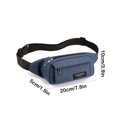 thumbnail image 3 of Miogawg Crossbody Fanny Pack With 4-Zipper Pockets, Fashion Sports Waist Bag Purse, Lightweight Belt Bag For Travel Walking Hiking Running, Phone Bag Carrying All Phones, 3 of 6