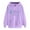 Purple, variant on Women's Oversized Pullover With Hood Loose Long Sleeved Sweatshirt With Pockets Cat Print Hoodie Sweatshirt Women Sweater Zipper Pockets Sweater Women Zipper Sweater Women Vintage Hoodies Hoodie Dress