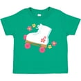 thumbnail image 3 of Inktastic Roller Skate Flowers Girls Toddler T-Shirt, 3 of 5