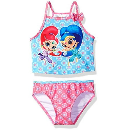 

Nickelodeon Girls Toddler Shimmer and Shine Swimsuit Hot Pink 2T