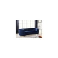 thumbnail image 6 of Homestock Retro Renaissance Navy Velvet Sofa, 6 of 10