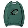 thumbnail image 4 of Sakmal Football Sweatshirts for Women Workout Lightweight Game Day Green Sweatshirts Comfy Fall Clothes 2025, 4 of 5