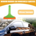 thumbnail image 2 of Unique Bargains 2 Pcs Window Mirror Car Windshield Squeegee Car Water Blade Water Wiper Shower Squeegee Silicone Green, 2 of 9