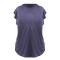 thumbnail image 4 of QASIEATN Women's Trendy Essentials Clothing: Graceful Sleeve T Shirt Casual Round Neck Loose Fit Summer Top Fall Fashion Outfits for Women, 4 of 4