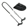thumbnail image 1 of Camping plegable de cadena manual para carpinteros de madera para cortar árboles de madera acampando negro, 1 of 8