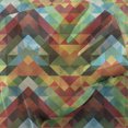 thumbnail image 3 of Colorful Tulle Curtains with Rod Pocket, Abstract Optic Effect Triangle Pattern Digital Vibrant Contemporary Design, Sheer Drape for Wedding Party 2 Panels, 7 Sizes, Multicolor, by Ambesonne, 3 of 3