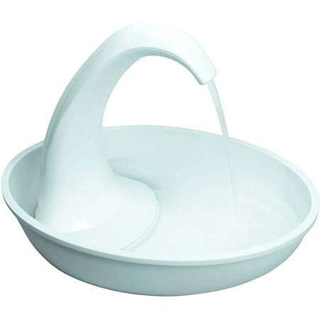 UPC: 0853442005429 | Pioneer Pet Swan Pet Drinking Fountain  80 oz Water Capacity