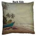 thumbnail image 2 of PKQWTM Vintage Beach Reversible Mermaid Cushion Cover Home Decor Sequin Pillow Case Size 16x16 inches, 2 of 2