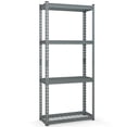 thumbnail image 1 of Costway 1 PCS 4-Tier Metal Shelving Unit Heavy Duty Wire Storage Rack with Anti-slip Foot Pads Grey, 1 of 10