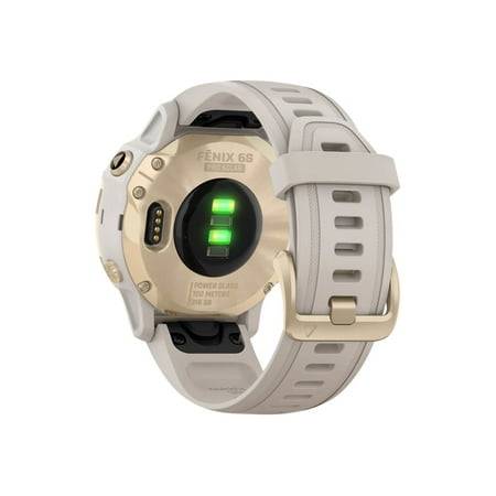 Garmin - fēnix 6S Pro Solar GPS Smartwatch 30mm Stainless Steel - Light Gold