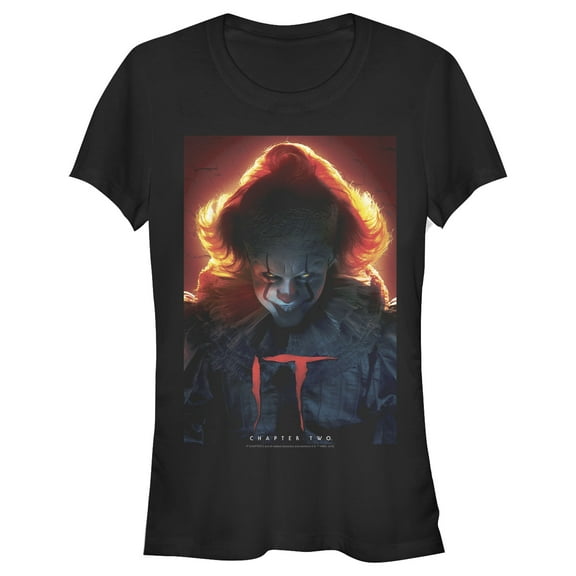 Junior's IT Chapter Two Chapter Two Pennywise is Back Graphic Tee Black Small
