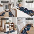 thumbnail image 5 of Pioneer Flower Floral Print Pattern Kitchen Rugs Sets Of 3,Kitchen Runner Rugs Non Skid Washable,Decorative Kitchen Floor Mats for Kitchen,Sink,Laundry,17"x30"+ 17"x47" + 17"x59", 5 of 6