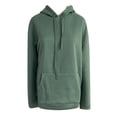 thumbnail image 2 of Gibobby Sudaderas con cremallera para mujer Sudadera con capucha para mujer Sudadera con cordón Sudadera de manga larga Top Bolsillo de color sólido Sudadera informal suelta （Verde， S), 2 of 4