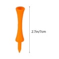 thumbnail image 4 of BRIGHTFUFU 50 camisetas de castillo grande de 70 mm (naranja), 4 of 7