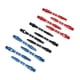 thumbnail image 2 of 12 Pcs/set 35mm Professional Darts Shafts Aluminum Alloy Stem Shafts 3 Colors Black+Blue+Red 2BA Thread Dart Replacement, 2 of 5