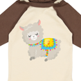 thumbnail image 4 of Inktastic Cute Llama with Colorful Blanket Boys or Girls Long Sleeve Baby Bodysuit, 4 of 5